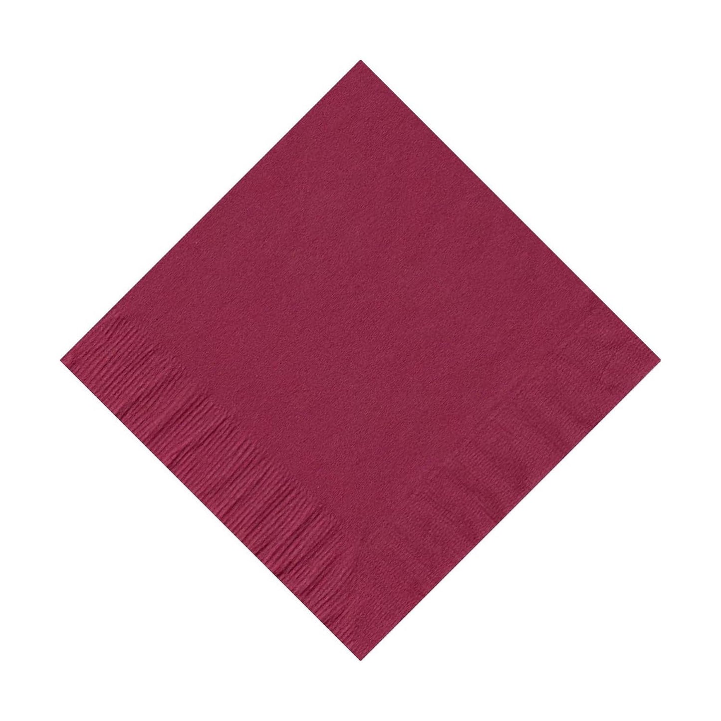 Party Favors Plus Beverage Cocktail Napkins Burgundy 600 Count