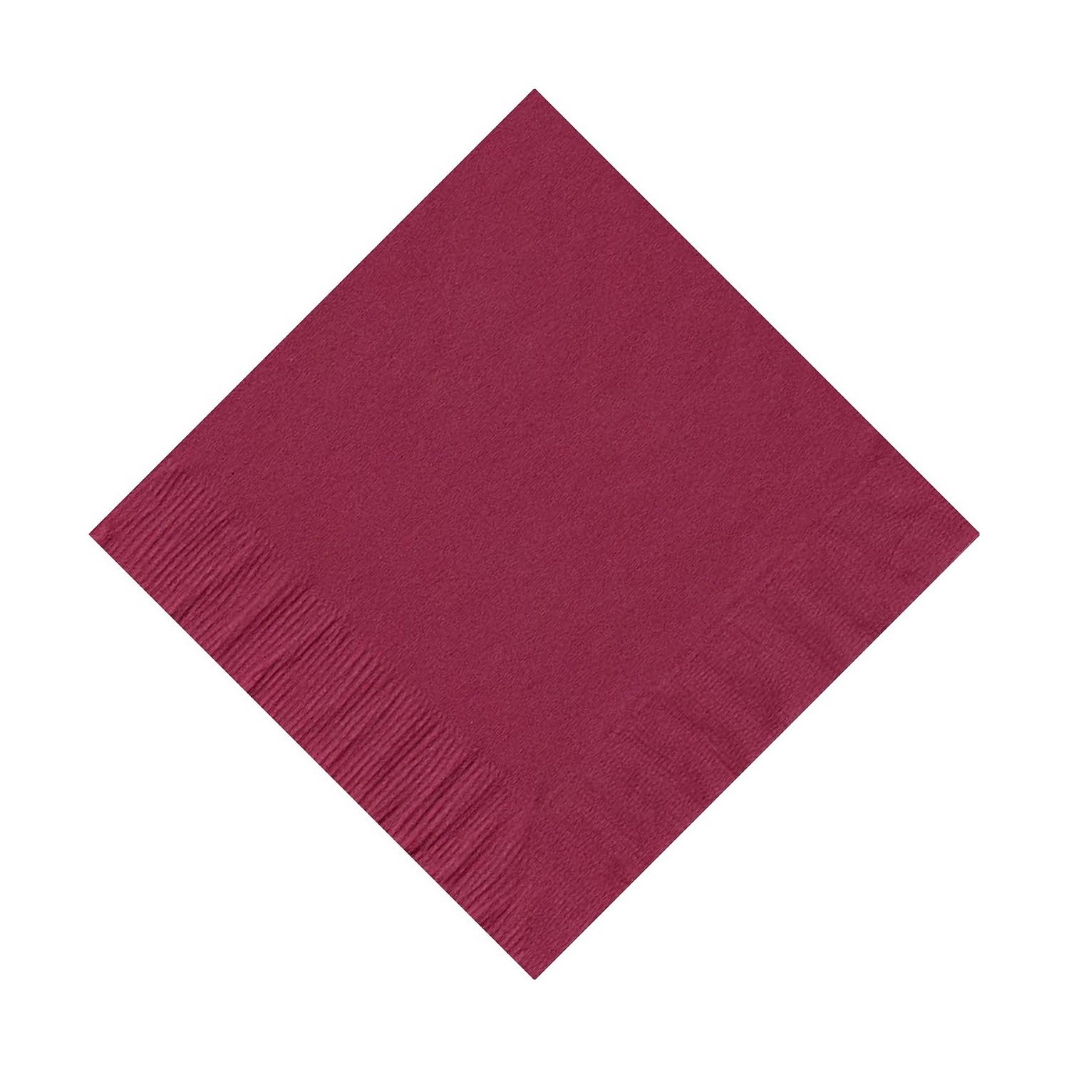 Party Favors Plus Beverage Cocktail Napkins Burgundy 600 Count
