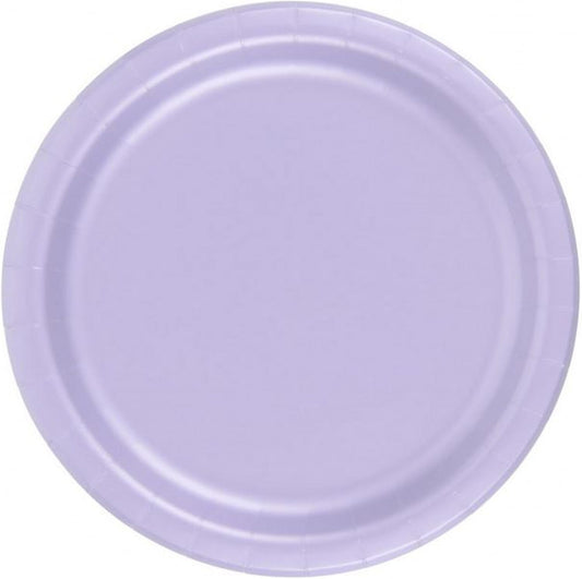 Party Favors Plus Lavender Paper Plates 24 Count