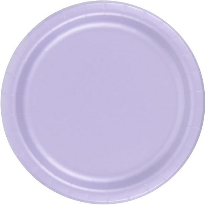 Party Favors Plus Lavender Paper Plates 24 Count