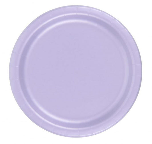 Party Favors Plus Dessert Cake Paper Plates Lavender 240 Count
