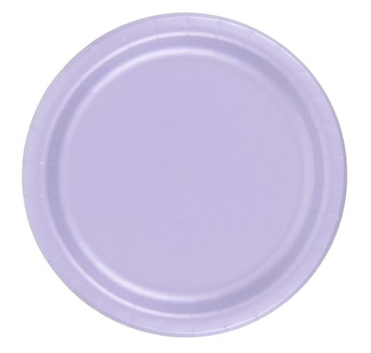 Party Favors Plus Dessert Cake Paper Plates Lavender 240 Count