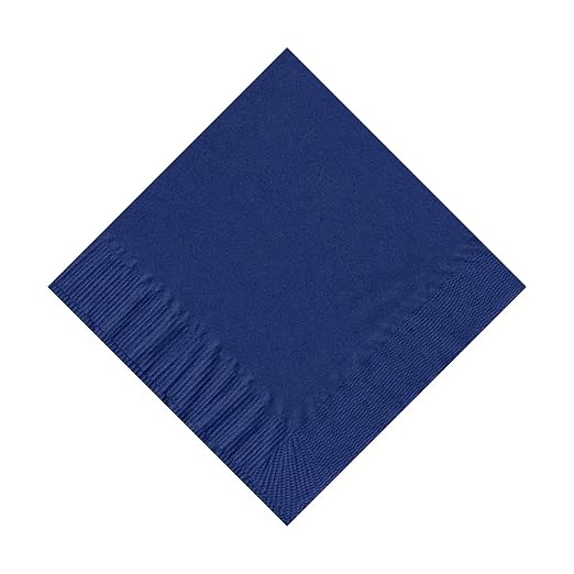 Party Favors Plus Navy Blue Beverage Cocktail Napkins 200 Count