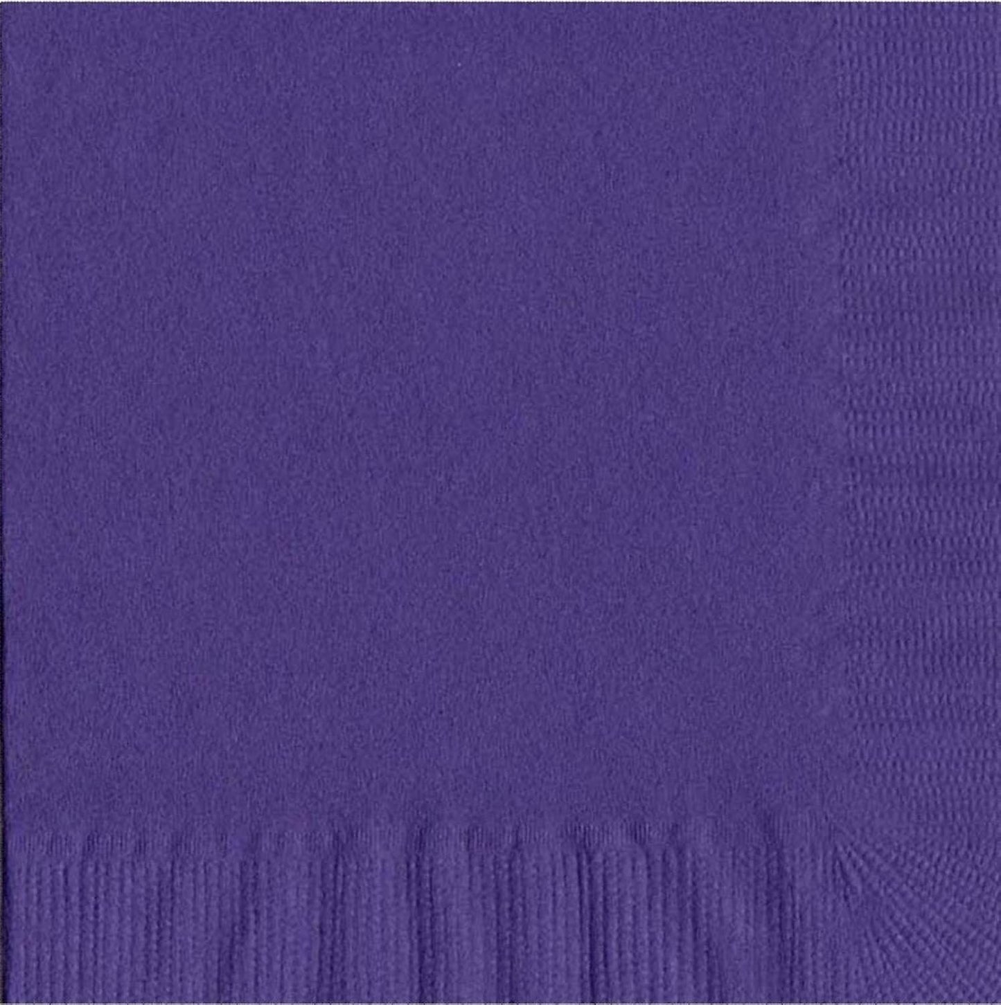 Party Favors Plus Purple Paper Luncheon Napkins 50 Count