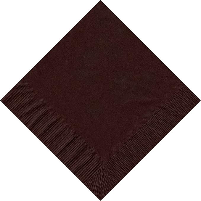Party Favors Plus Chocolate Beverage Cocktail Napkins 200 Count
