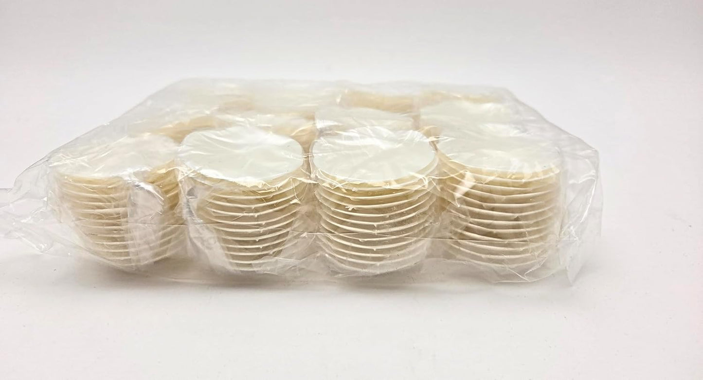 Party Favors Plus White Plastic Flower-Shaped Almond Candy Holder 1.75 Inch 144 Count