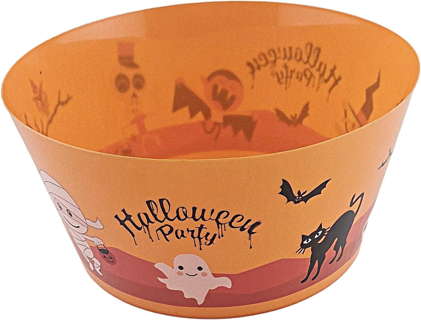 Halloween Print Plastic Candy Bowl Set of 3, BPA Free