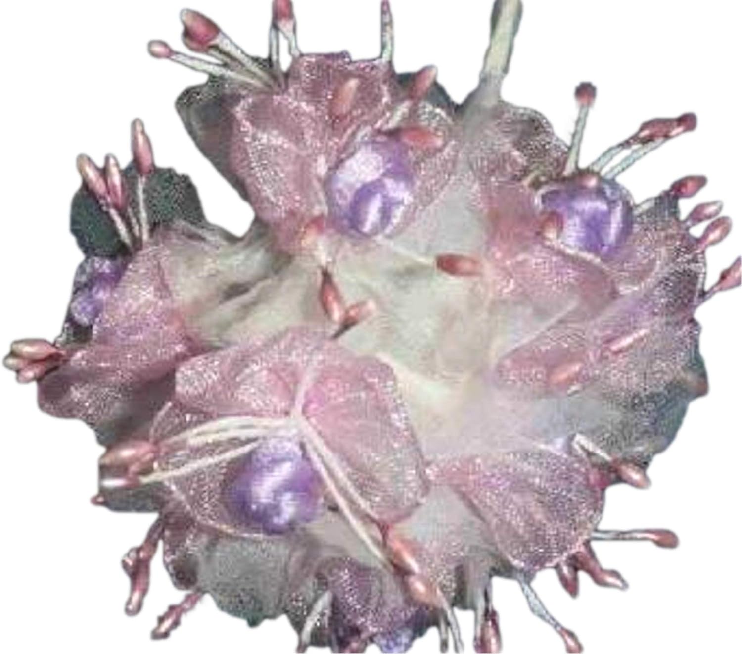 Party Favors Plus Organza Silk Favor Flowers Lavender 36 Count