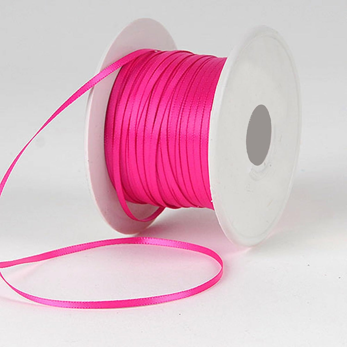 Party Favors Plus Hot Pink Double Face Satin Ribbon 1/8in 100 Yards