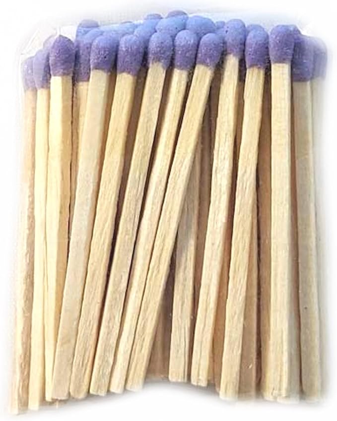 Party Favors Plus Lavender Wooden Safety Matches 250 Count