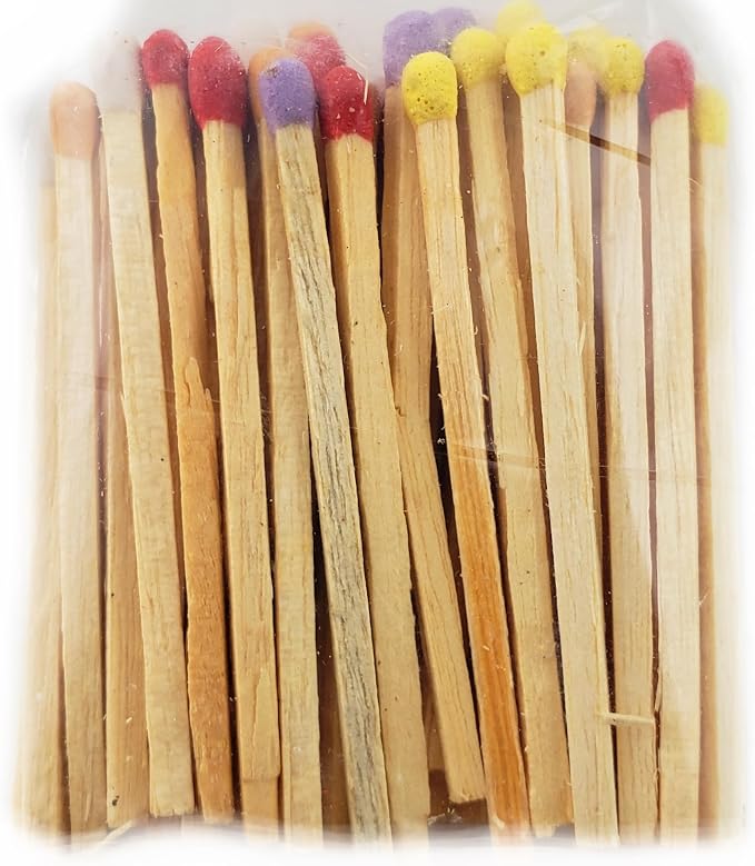 Party Favors Plus Rainbow Mix 2 Wooden Safety Matches 250 Count