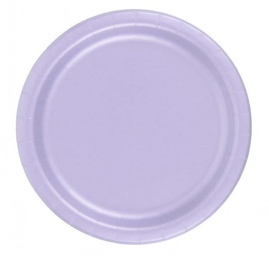Party Favors Plus Dessert Cake Paper Plates Lavender 240 Count