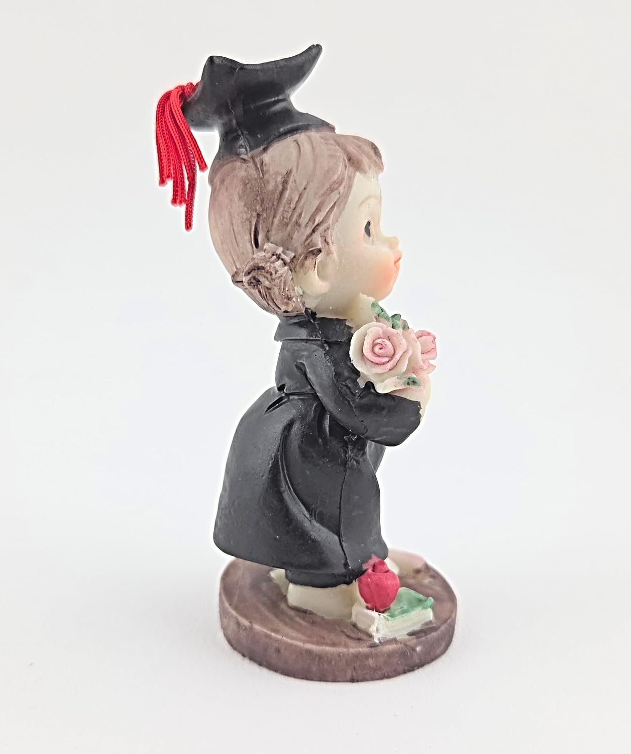 Party Favors Plus Blue Graduating Girl Resin Figurine Cake Topper 3 Count