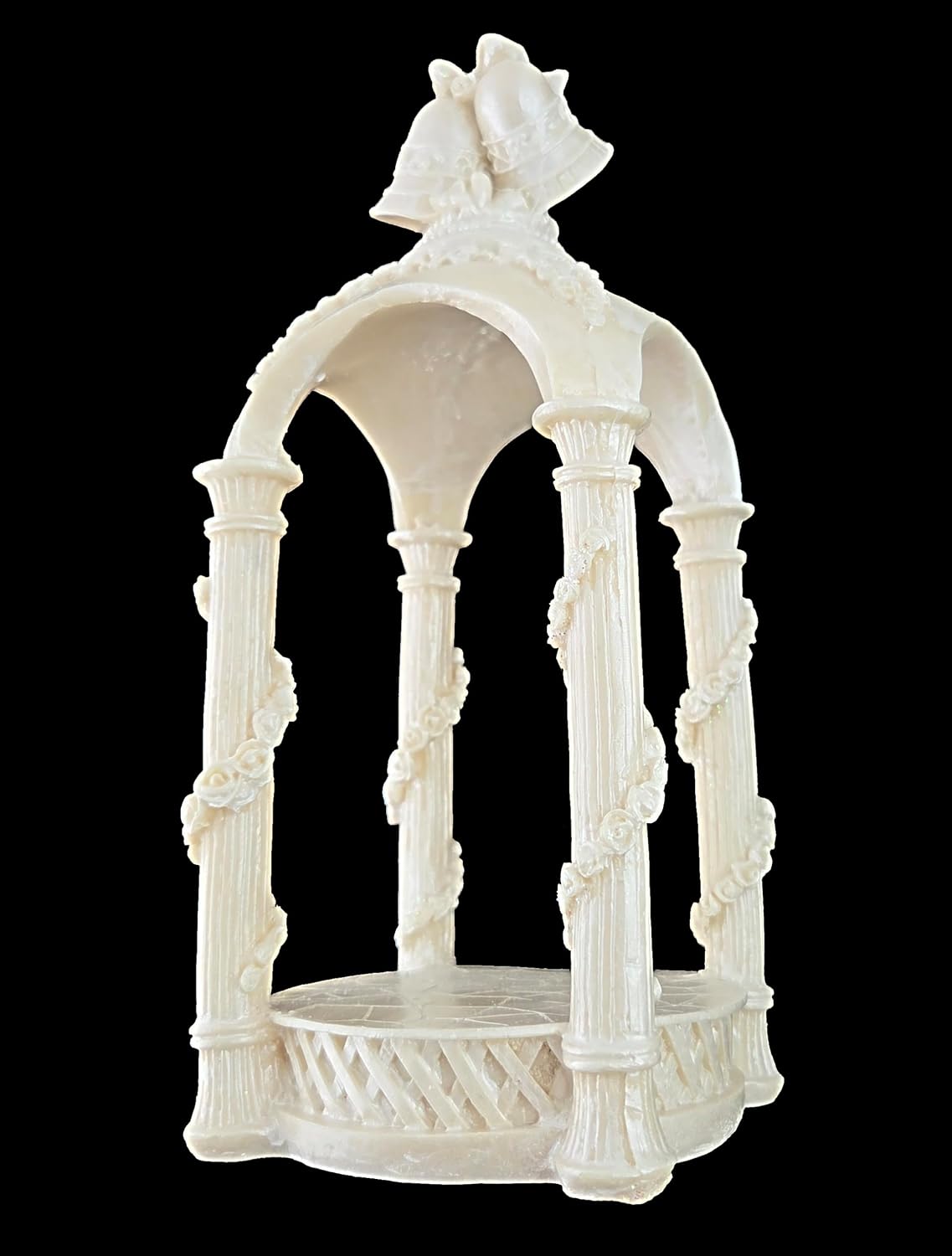 Party Favors Plus Ivory Polyresin Wedding Gazebo Figurine 9.5 Inch 1 Count