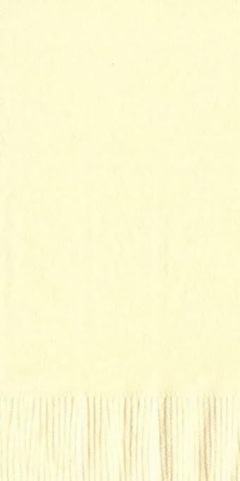 Party Favors Plus Paper Napkins Ivory 50 Count