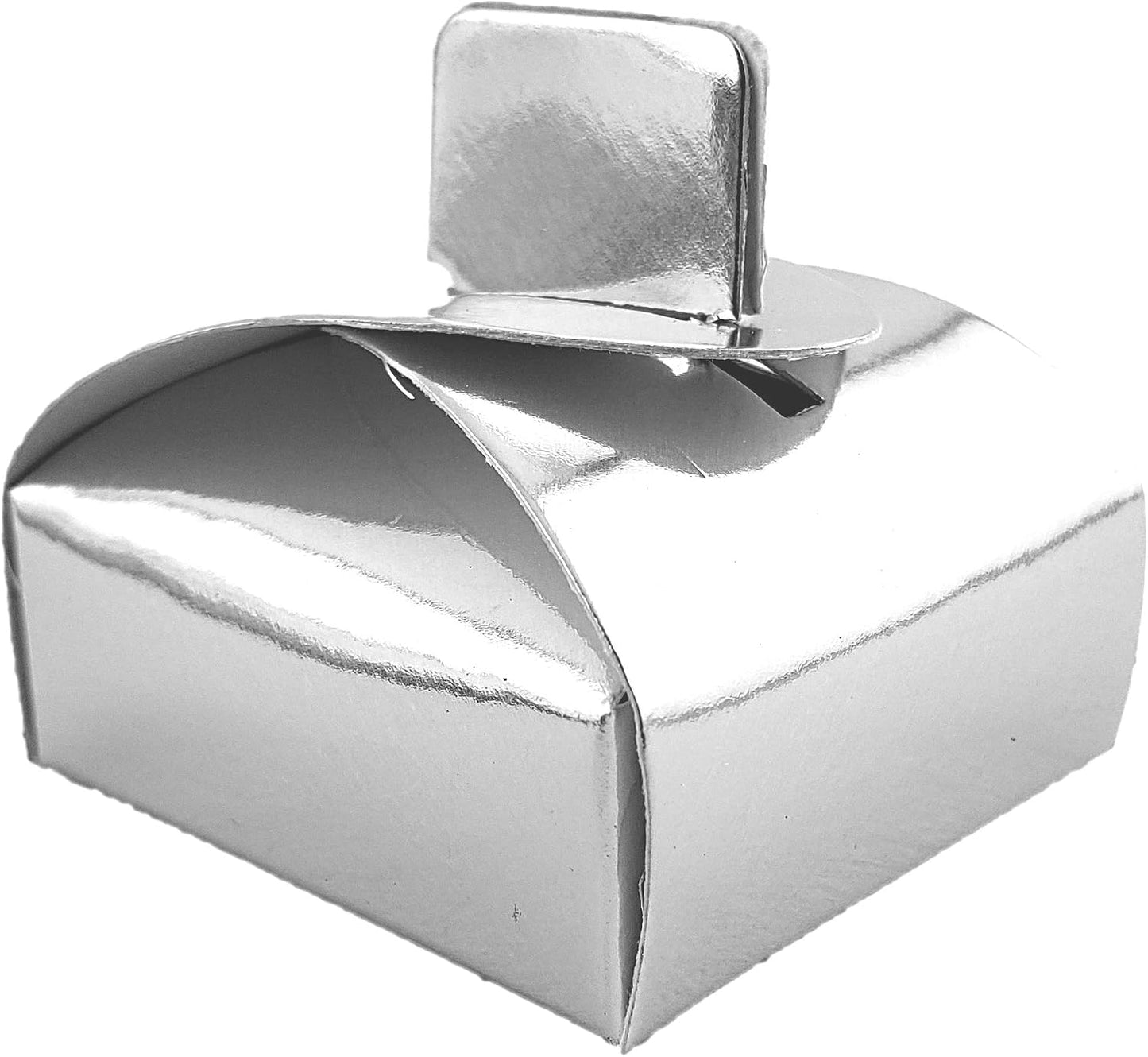 Party Favors Plus Silver Shower Favor Candy Boxes 12 Count