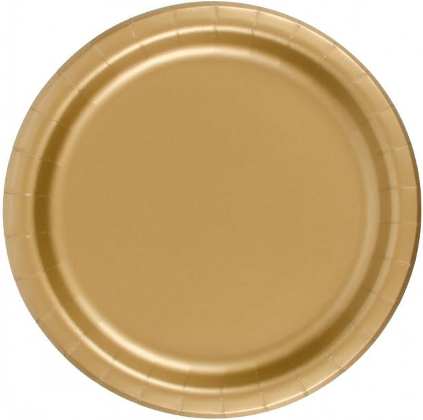 Party Favors Plus Dessert Cake Paper Plates Gold 240 Count