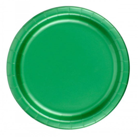 Party Favors Plus Green Paper Plates 72 Count