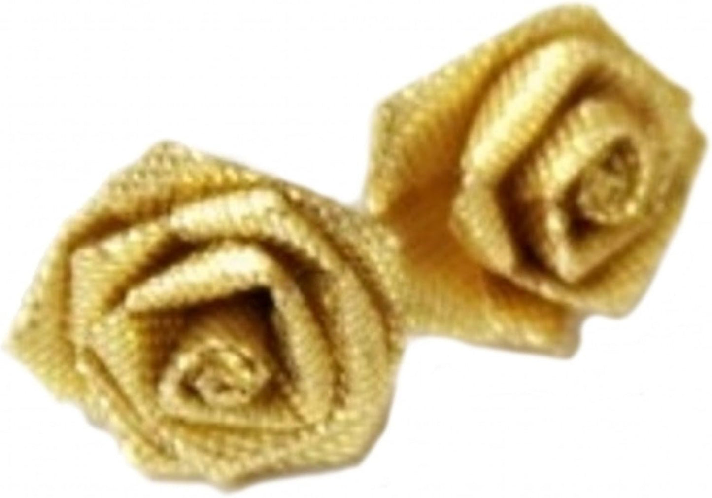 Party Favors Plus Gold Silk Mini Wrap Rose Wedding Flower Pick 144 Count
