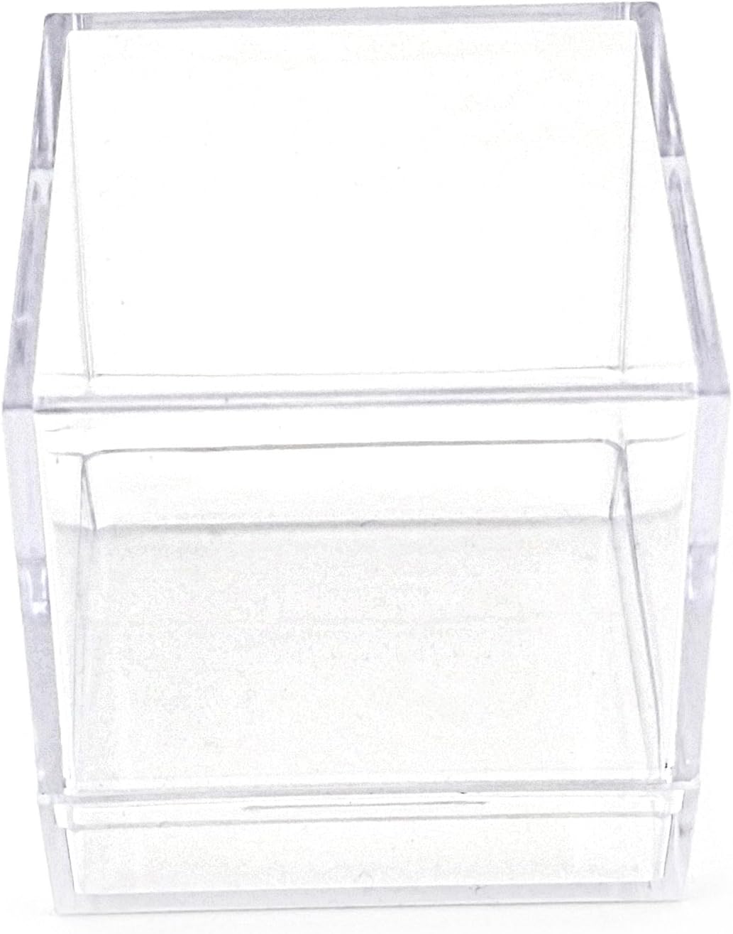 Party Favors Plus Clear Plastic Square Fillable Ornament Box 12 Count
