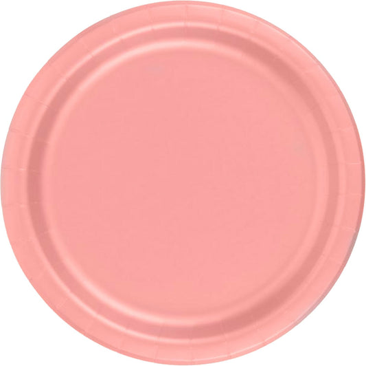 Party Favors Plus Rose Paper Plates 24 Count