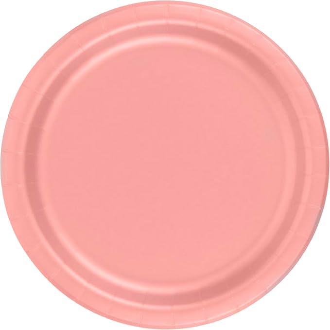 Party Favors Plus Rose Paper Plates 24 Count