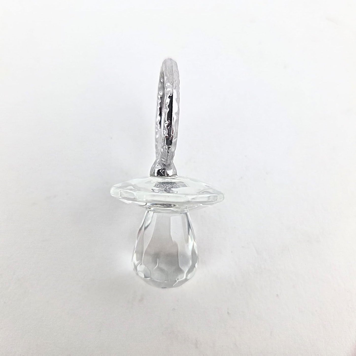 Party Favors Plus Crystal Pacifier Baby Shower Favor Plastic 2.25 Inch 12 Count