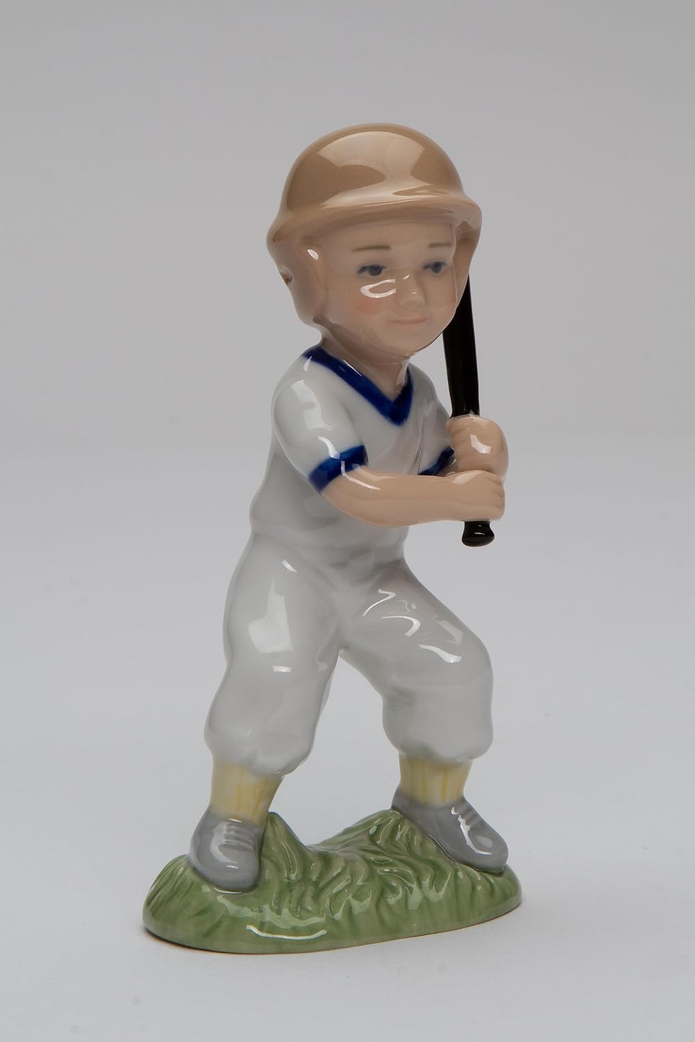 Cosmos Gifts Fine Porcelain Boy Playing Baseball Figurine 4-1/2" H 207-479A