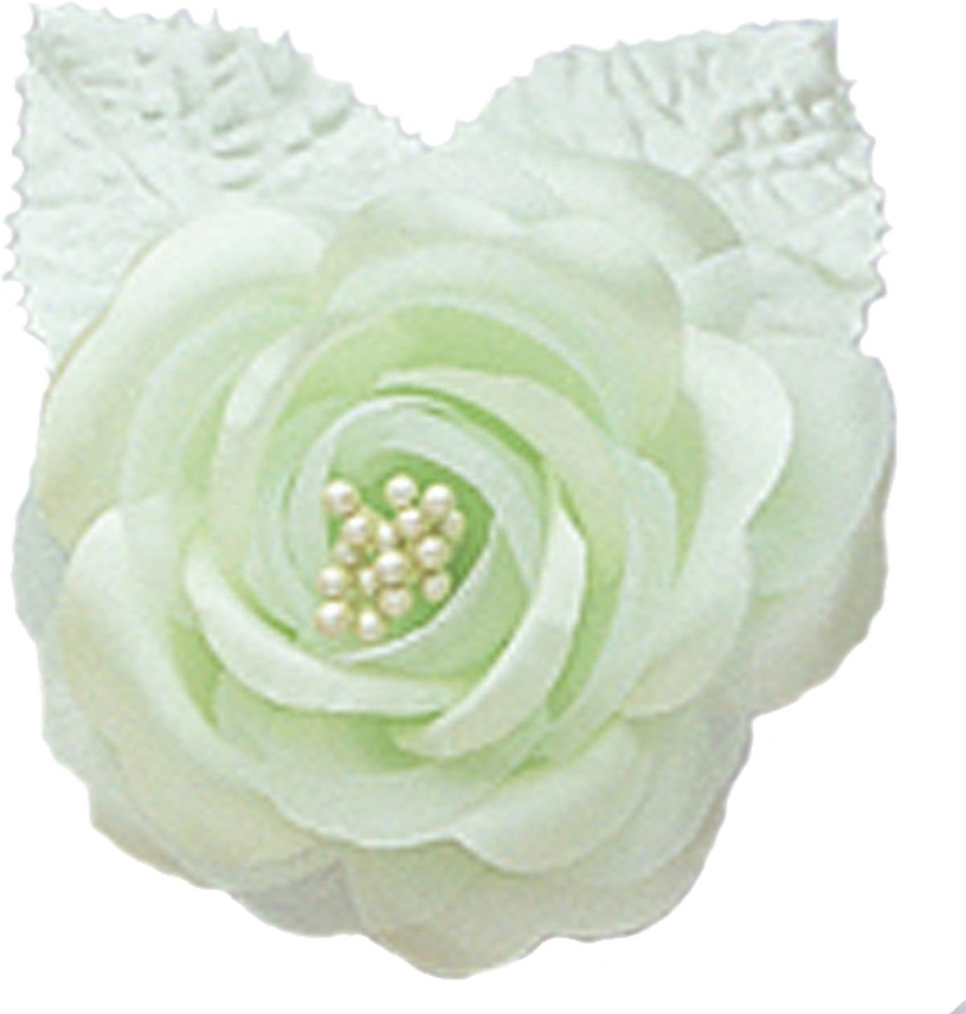 Party Favors Plus Decorated Bridal Shower White Lace Umbrella Parasol 36" Light Lime Green Roses