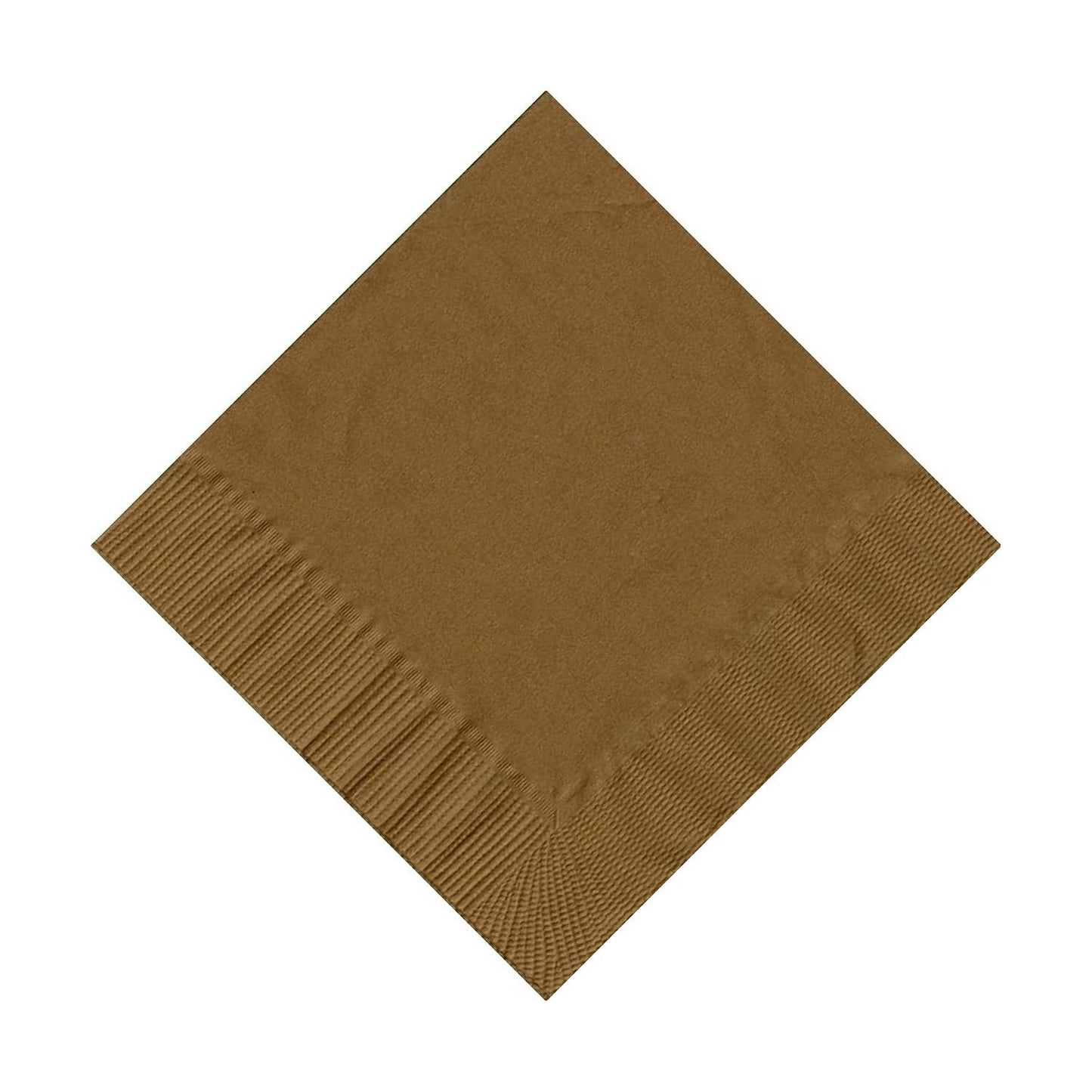 Party Favors Plus Beverage Cocktail Napkins Gold 600 Count