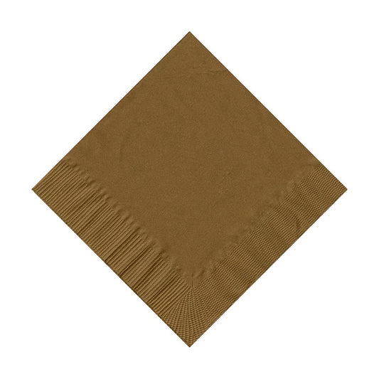 Party Favors Plus Beverage Cocktail Napkins Gold 600 Count