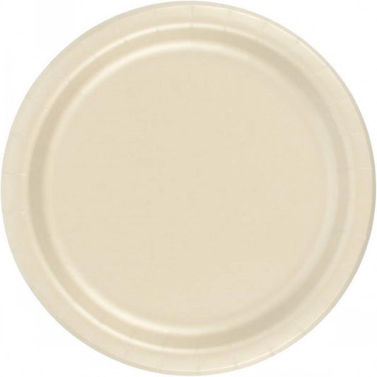 Party Favors Plus Dessert Cake Paper Plates Ivory 240 Count