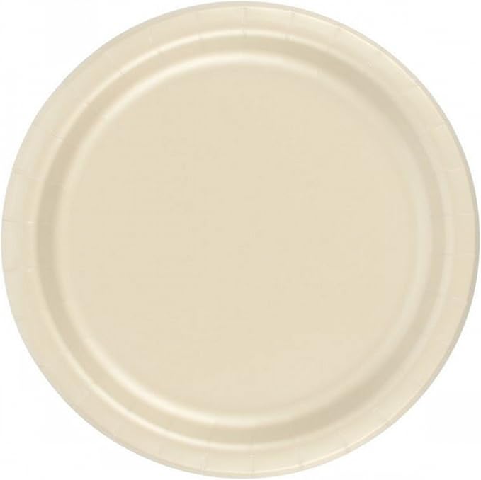 Party Favors Plus Dessert Cake Paper Plates Ivory 240 Count
