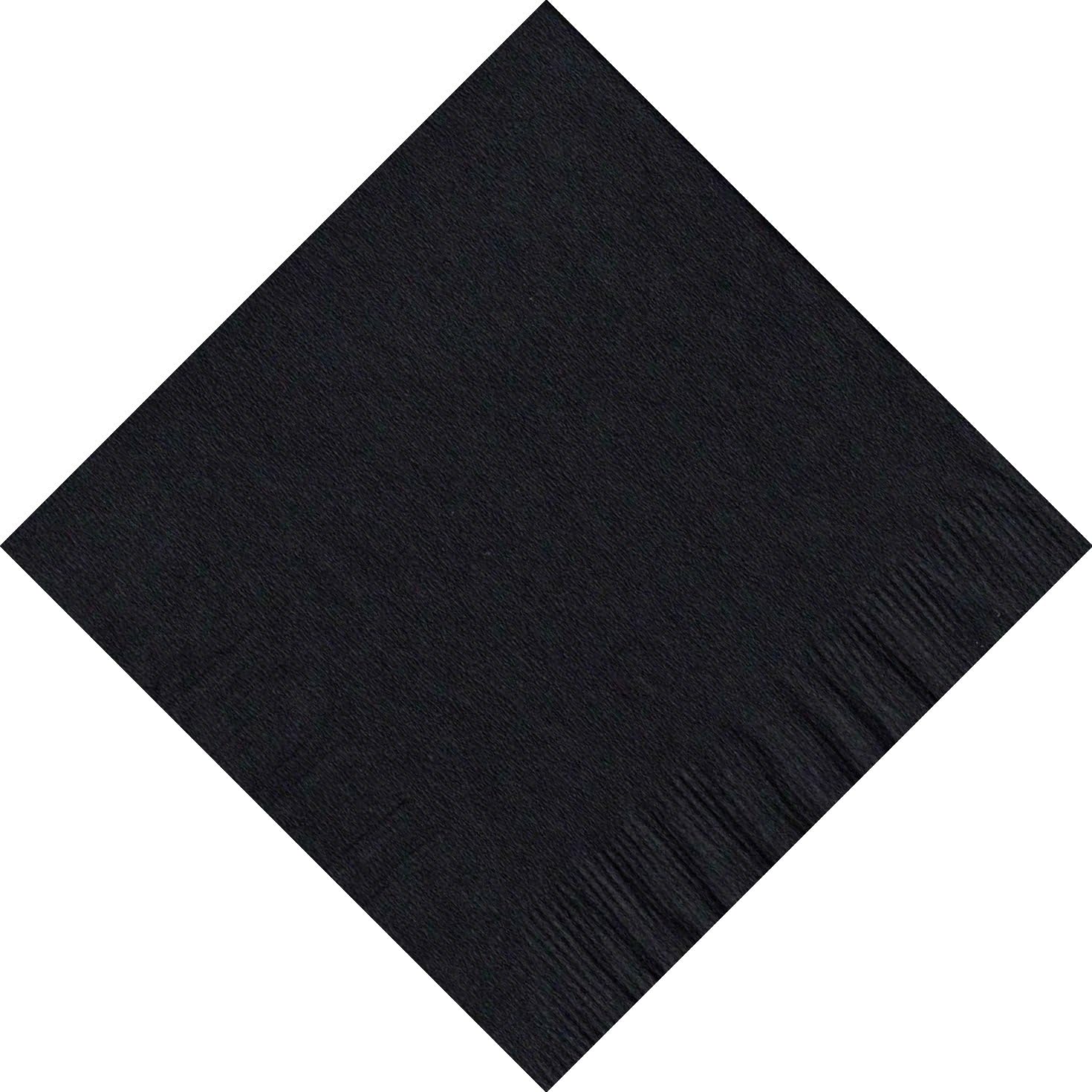 Party Favors Plus Luncheon Napkins Black 600 Count