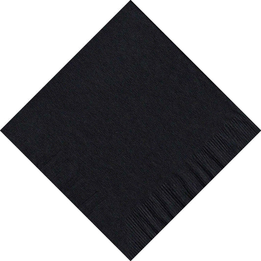 Party Favors Plus Luncheon Napkins Black 600 Count