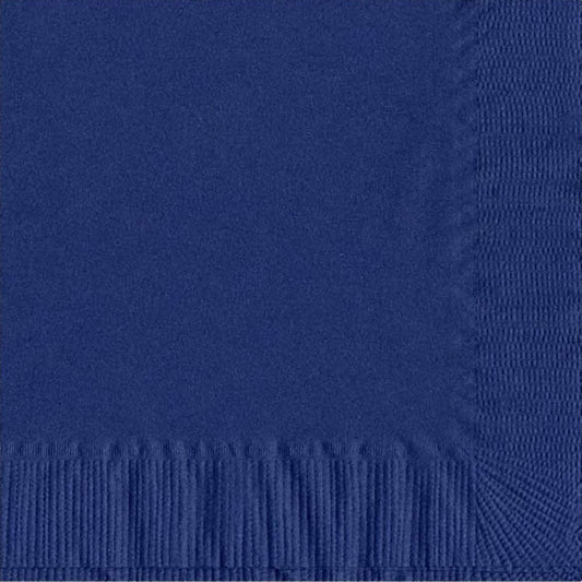 Party Favors Plus Luncheon Napkins Navy Blue 600 Count