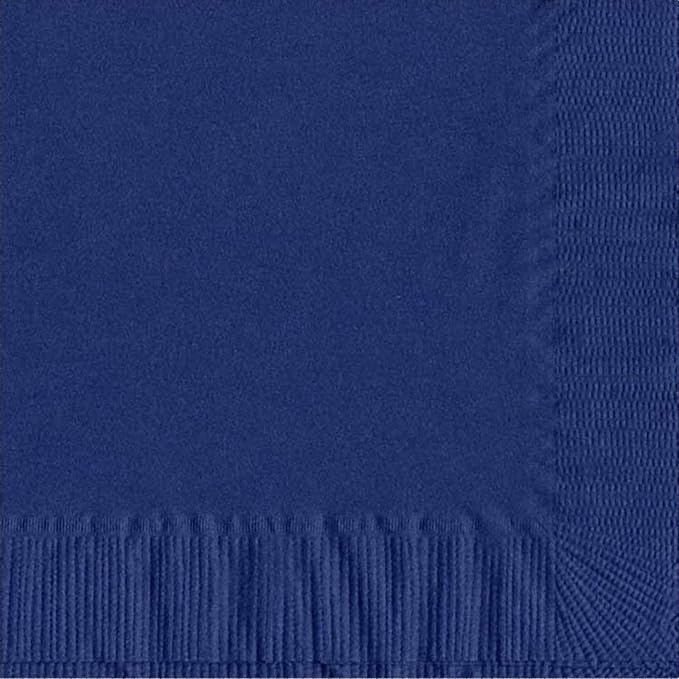 Party Favors Plus Luncheon Napkins Navy Blue 600 Count