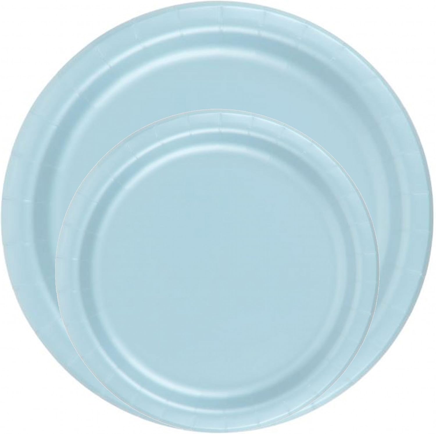 Party Favors Plus Dessert Cake Paper Plates Light Blue 240 Count