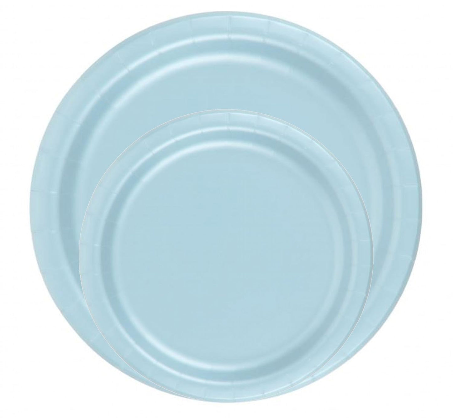 Party Favors Plus Dessert Cake Paper Plates Light Blue 240 Count