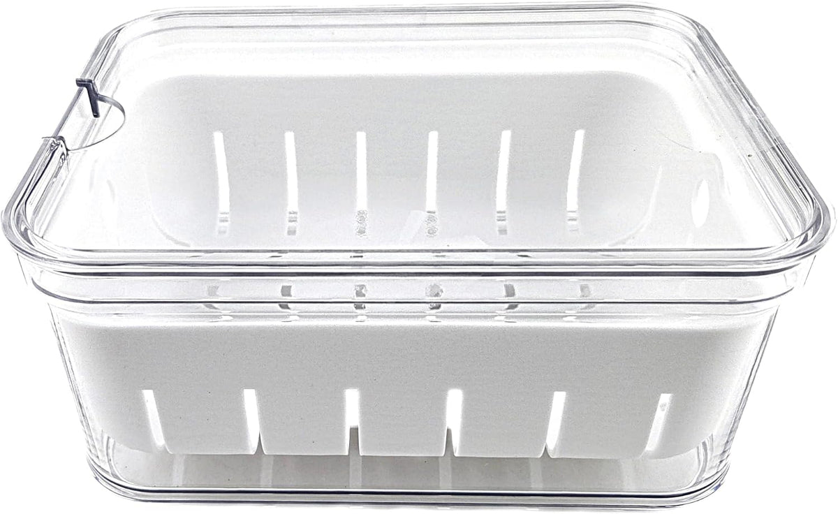 Party Favors Plus Stackable Fridge Organizer Bins with Lids BPA Free Set of 4