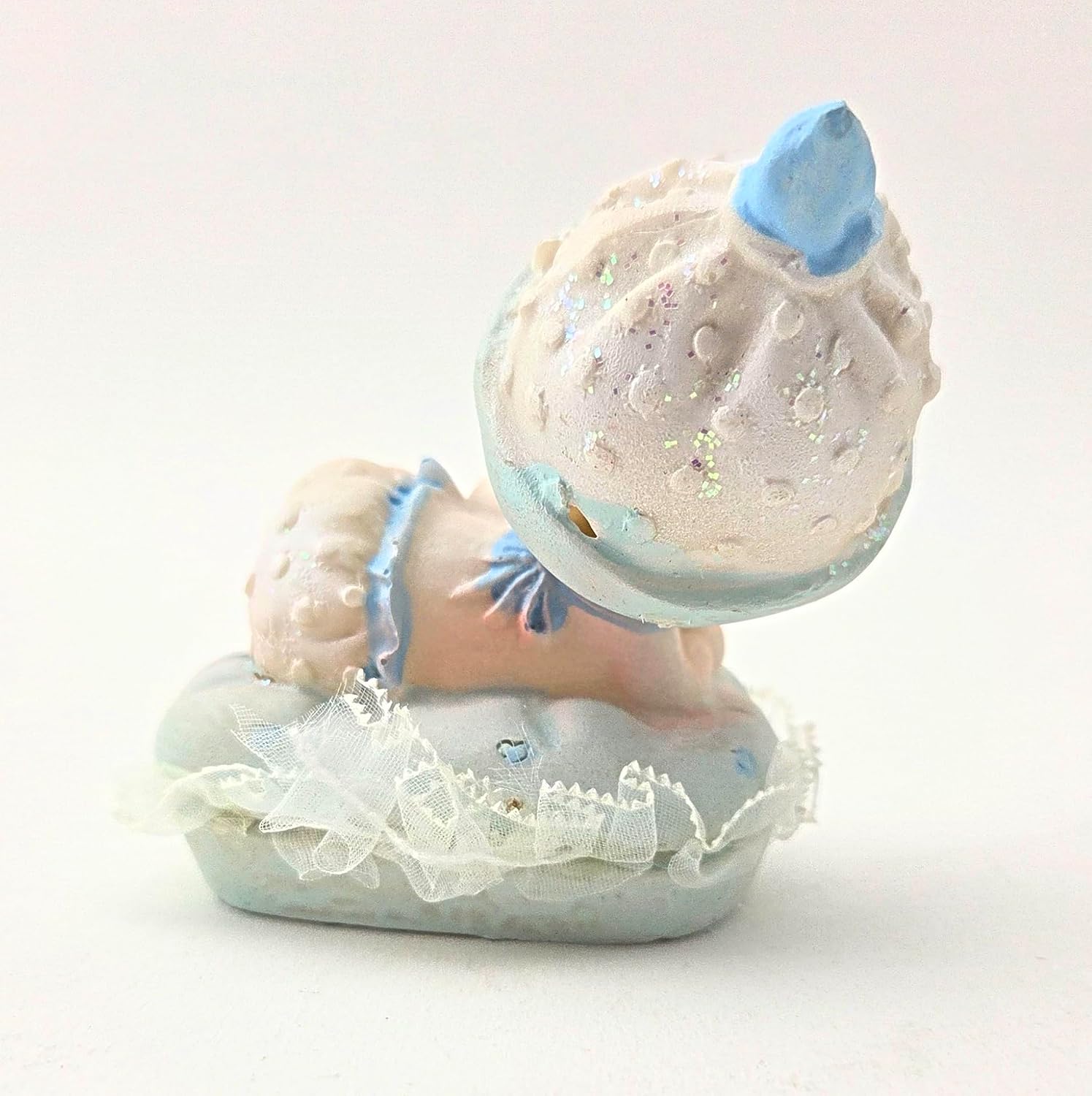 Party Favors Plus Baby Boy on Pillow Figurines Multicolor Polyresin 3 Inch Set of 2