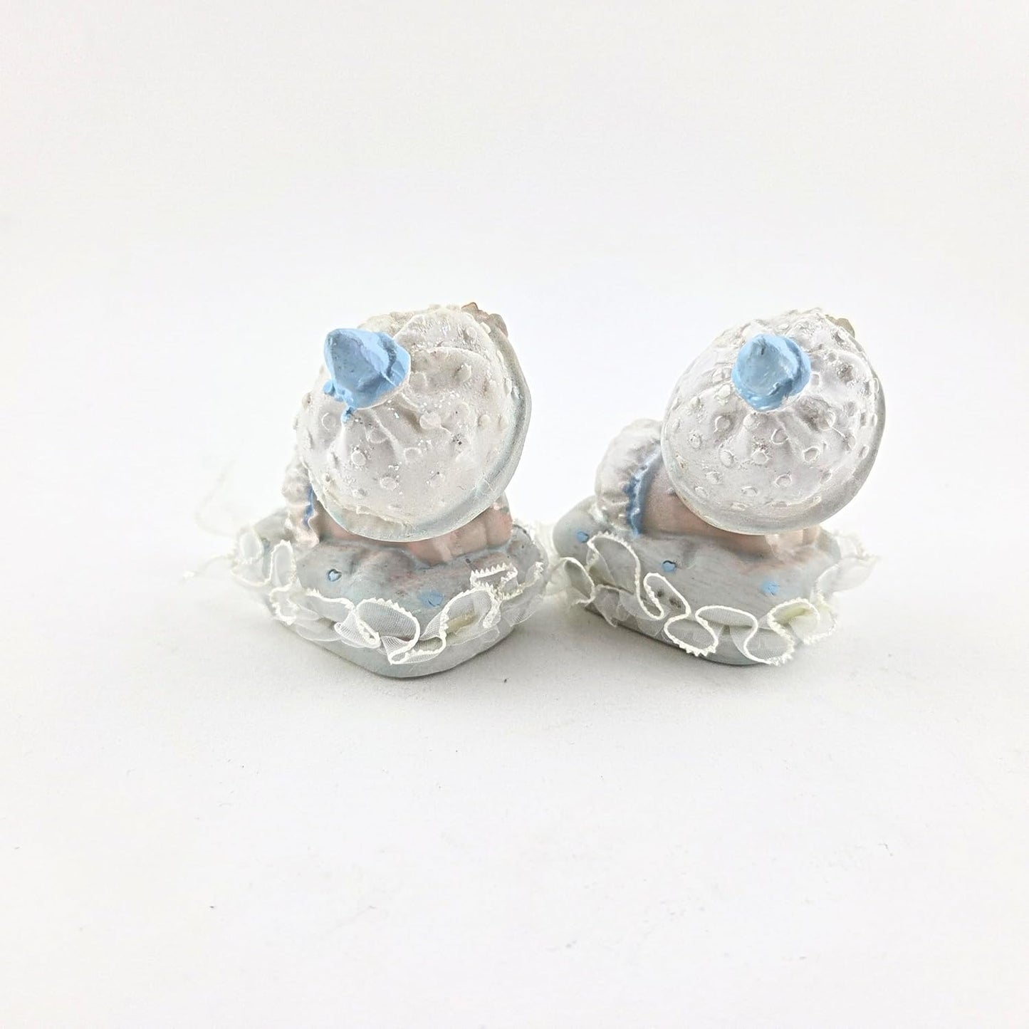 Party Favors Plus Baby Boy on Pillow Figurines Multicolor Polyresin 3 Inch Set of 2