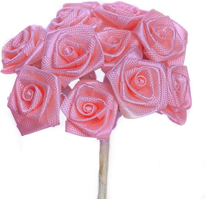 Party Favors Plus Mauve Wrap Rose Wedding Flower Pick 144 Count