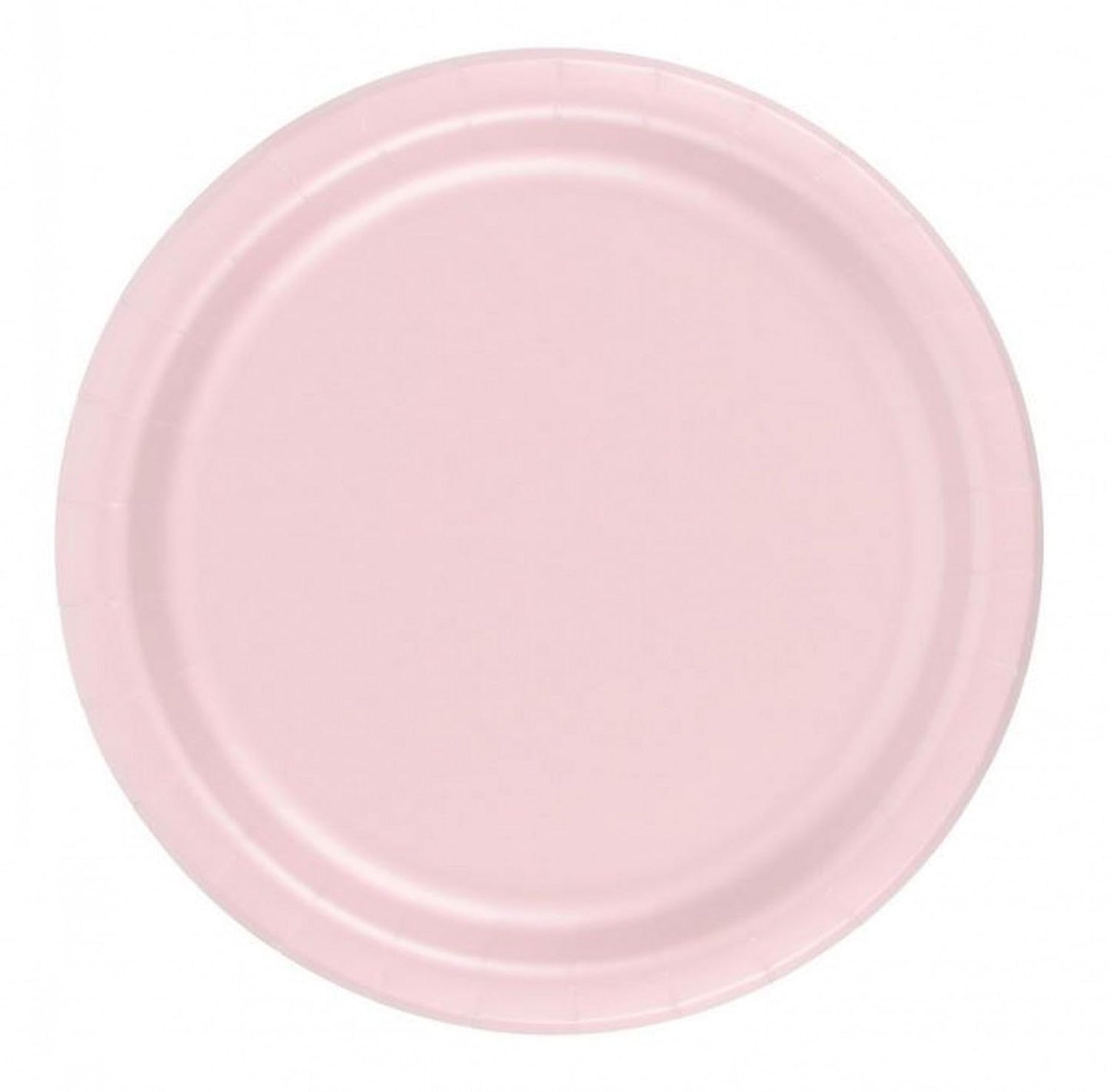 Party Favors Plus Dessert Cake Paper Plates Light Pink 240 Count