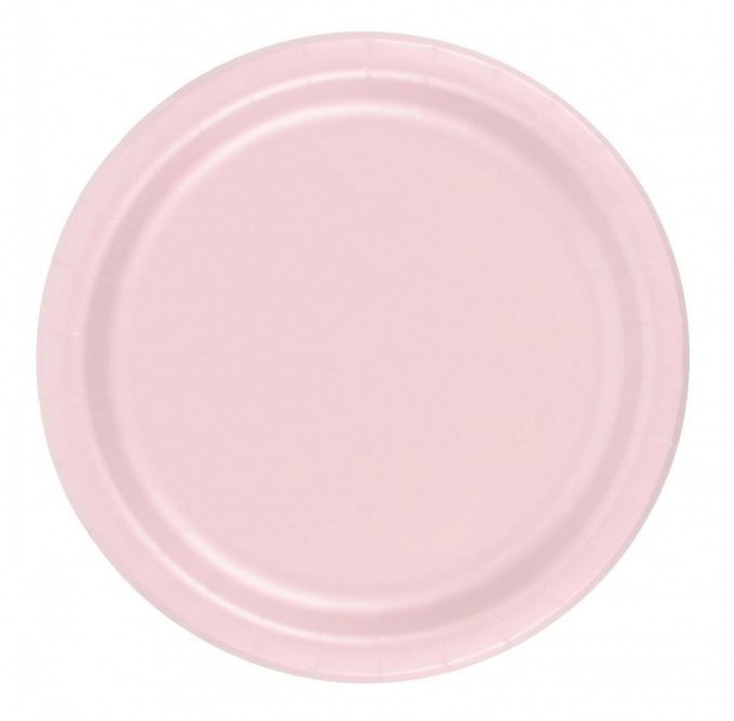Party Favors Plus Dessert Cake Paper Plates Light Pink 240 Count