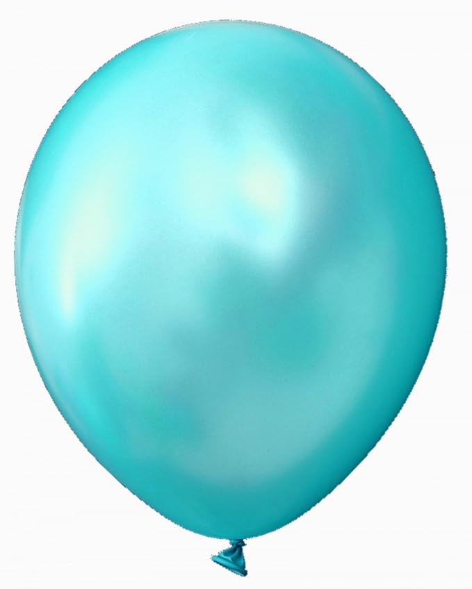 Party Favors Plus Aqua Blue Latex Balloons 24 Count