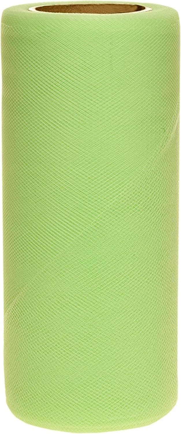 Party Favors Plus Mint Tulle Fabric Roll 6in X 50yd