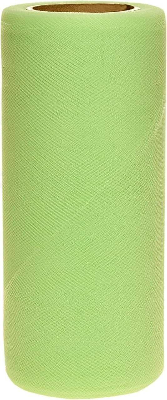 Party Favors Plus Mint Tulle Fabric Roll 6in X 50yd