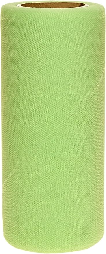 Party Favors Plus Mint Tulle Fabric Roll 6in X 50yd