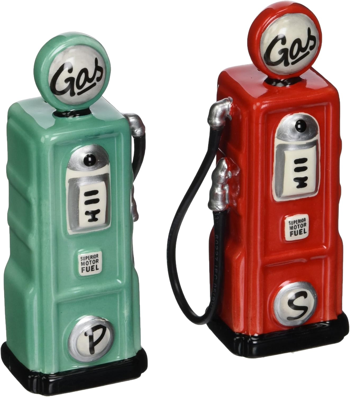 Appletree Design Road Trip Gas Salt and Pepper Set, 4-1/4-Inch